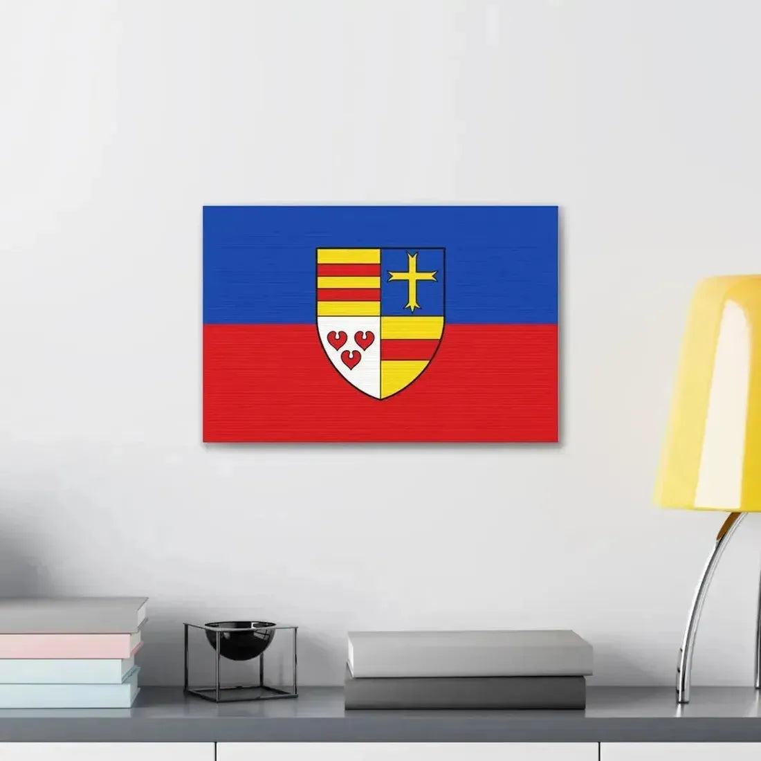 Flag of Cloppenburg Germany - Canvas Wall Art - The Sticker Space