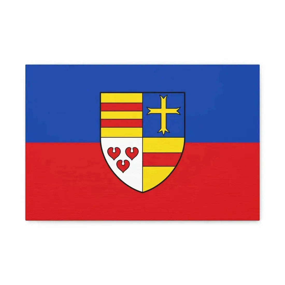 Flag of Cloppenburg Germany - Canvas Wall Art - The Sticker Space