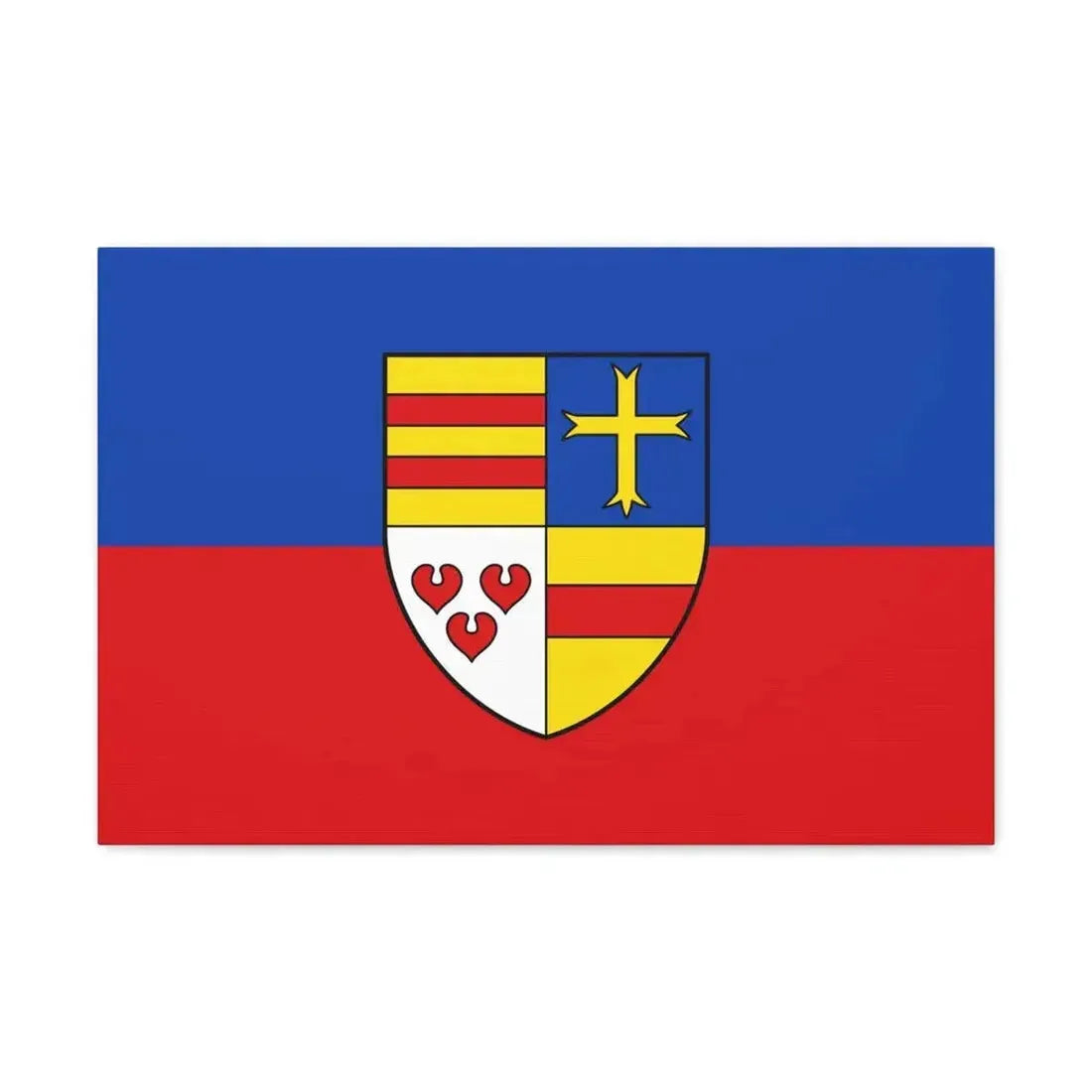 Flag of Cloppenburg Germany - Canvas Wall Art - The Sticker Space