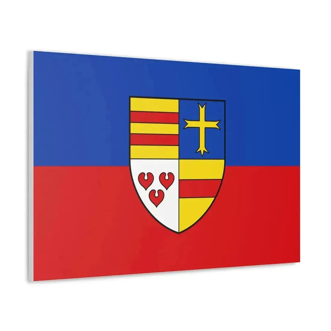 Flag of Cloppenburg Germany - Canvas Wall Art - The Sticker Space