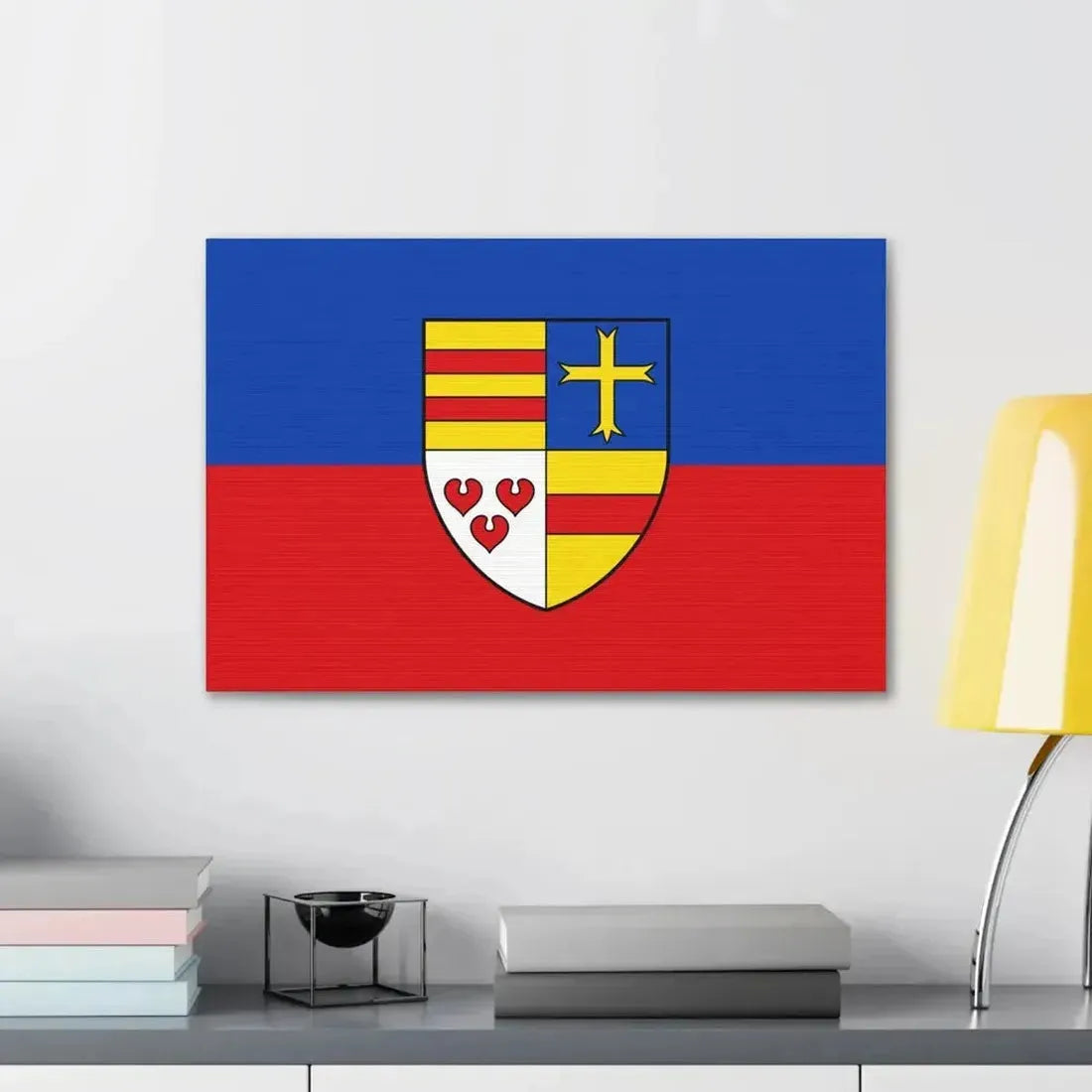 Flag of Cloppenburg Germany - Canvas Wall Art - The Sticker Space