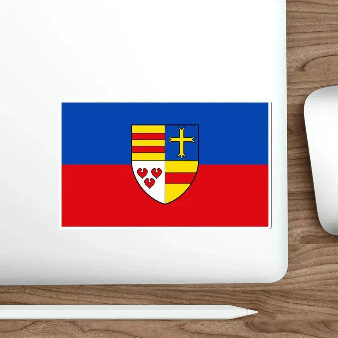 Flag of Cloppenburg Germany STICKER Vinyl Die-Cut Decal - The Sticker Space