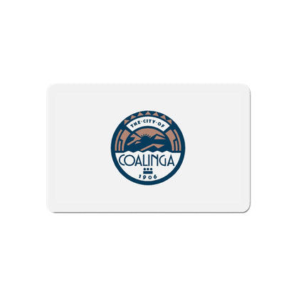 Flag of Coalinga California - Die-Cut Magnet-6 × 6"-The Sticker Space