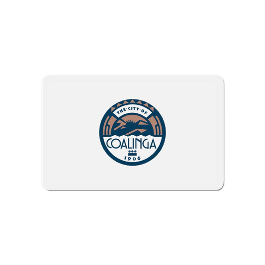 Flag of Coalinga California - Die-Cut Magnet-6 × 6"-The Sticker Space