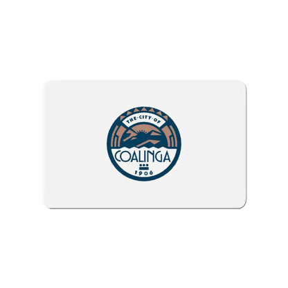 Flag of Coalinga California - Refrigerator Magnet 4 Inch - The Sticker Space