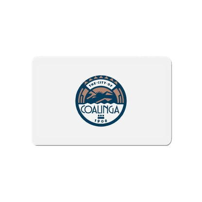 Flag of Coalinga California - Refrigerator Magnet 5 Inch - The Sticker Space