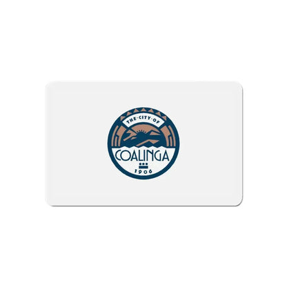 Flag of Coalinga California - Refrigerator Magnet 6 Inch - The Sticker Space