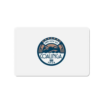 Flag of Coalinga California - Refrigerator Magnet - The Sticker Space