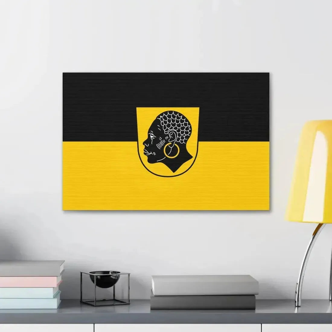 Flag of Coburg 2 Germany - Canvas Wall Art - The Sticker Space