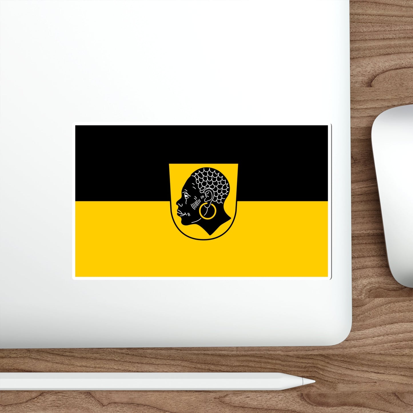 Flag of Coburg 2 Germany STICKER Vinyl Die-Cut Decal-The Sticker Space