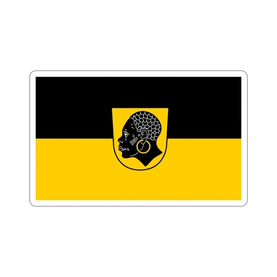 Flag of Coburg 2 Germany STICKER Vinyl Die-Cut Decal 3 Inch - The Sticker Space
