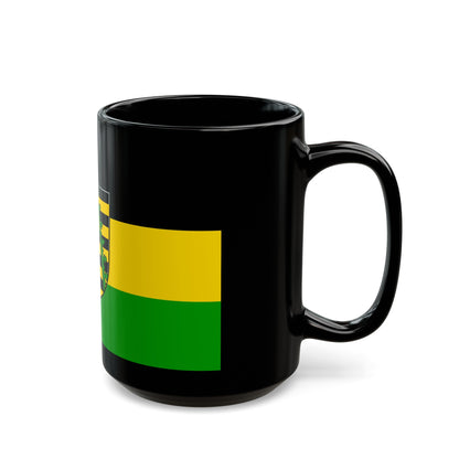 Flag of Coburg Germany - Black Coffee Mug-The Sticker Space