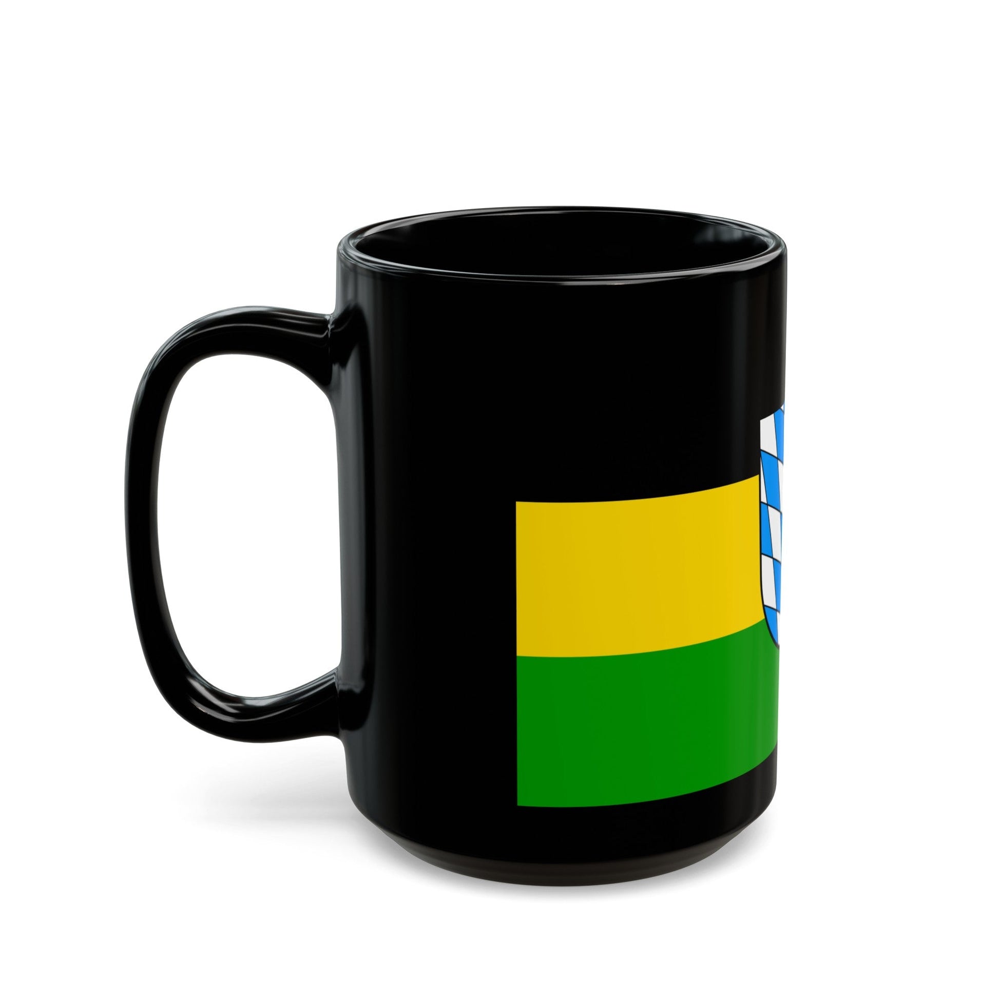 Flag of Coburg Germany - Black Coffee Mug-The Sticker Space