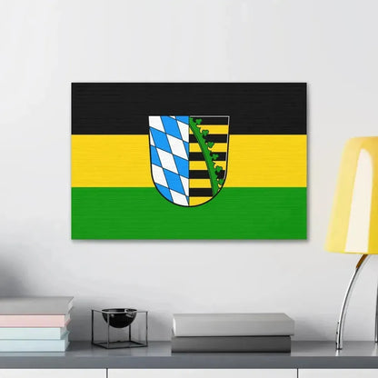 Flag of Coburg Germany - Canvas Wall Art - The Sticker Space
