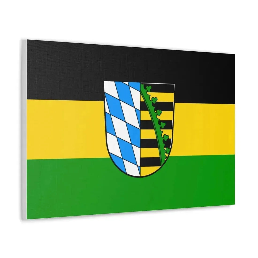 Flag of Coburg Germany - Canvas Wall Art - The Sticker Space