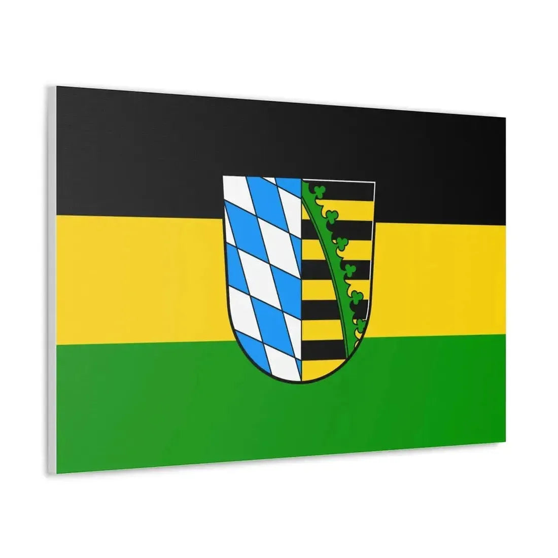 Flag of Coburg Germany - Canvas Wall Art - The Sticker Space