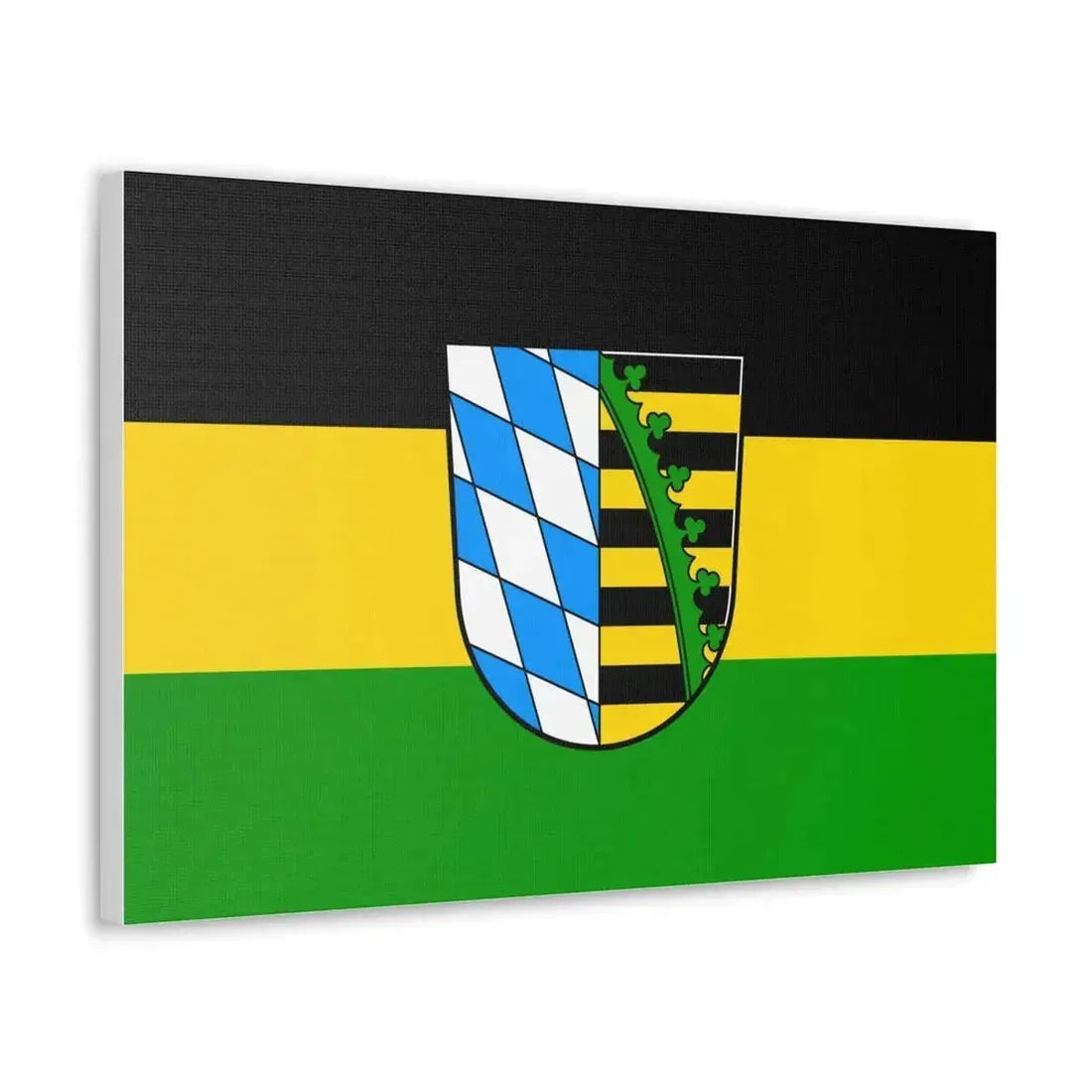Flag of Coburg Germany - Canvas Wall Art - The Sticker Space