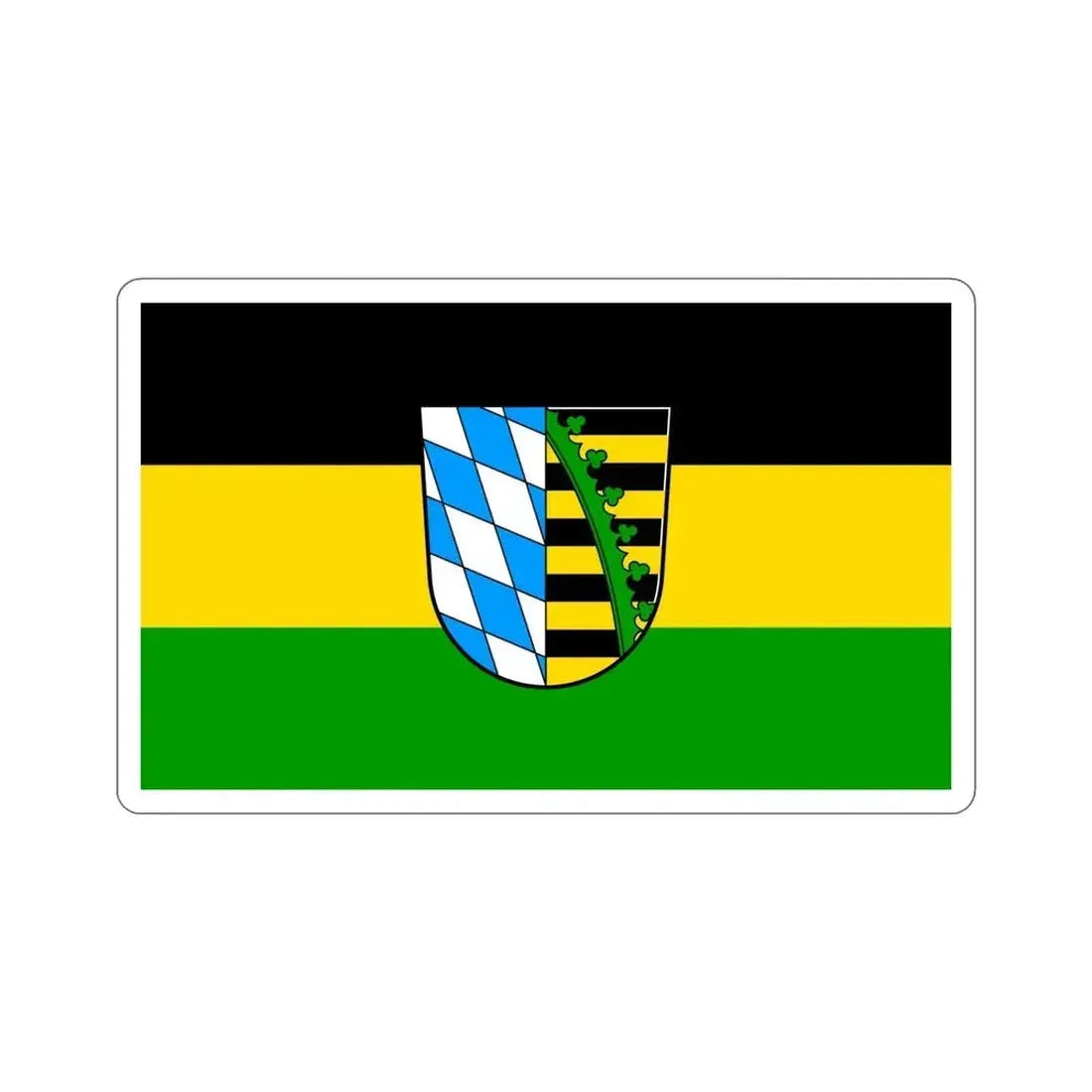 Flag of Coburg Germany STICKER Vinyl Die-Cut Decal - The Sticker Space