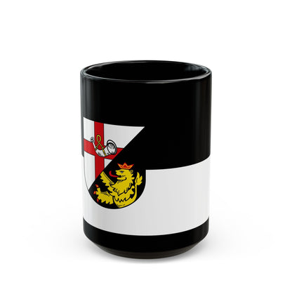 Flag of Cochem Zell Germany - Black Coffee Mug-15oz-The Sticker Space