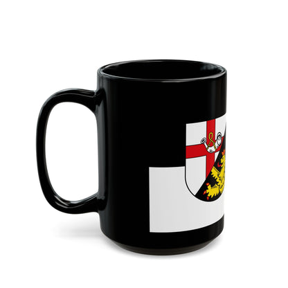 Flag of Cochem Zell Germany - Black Coffee Mug-The Sticker Space