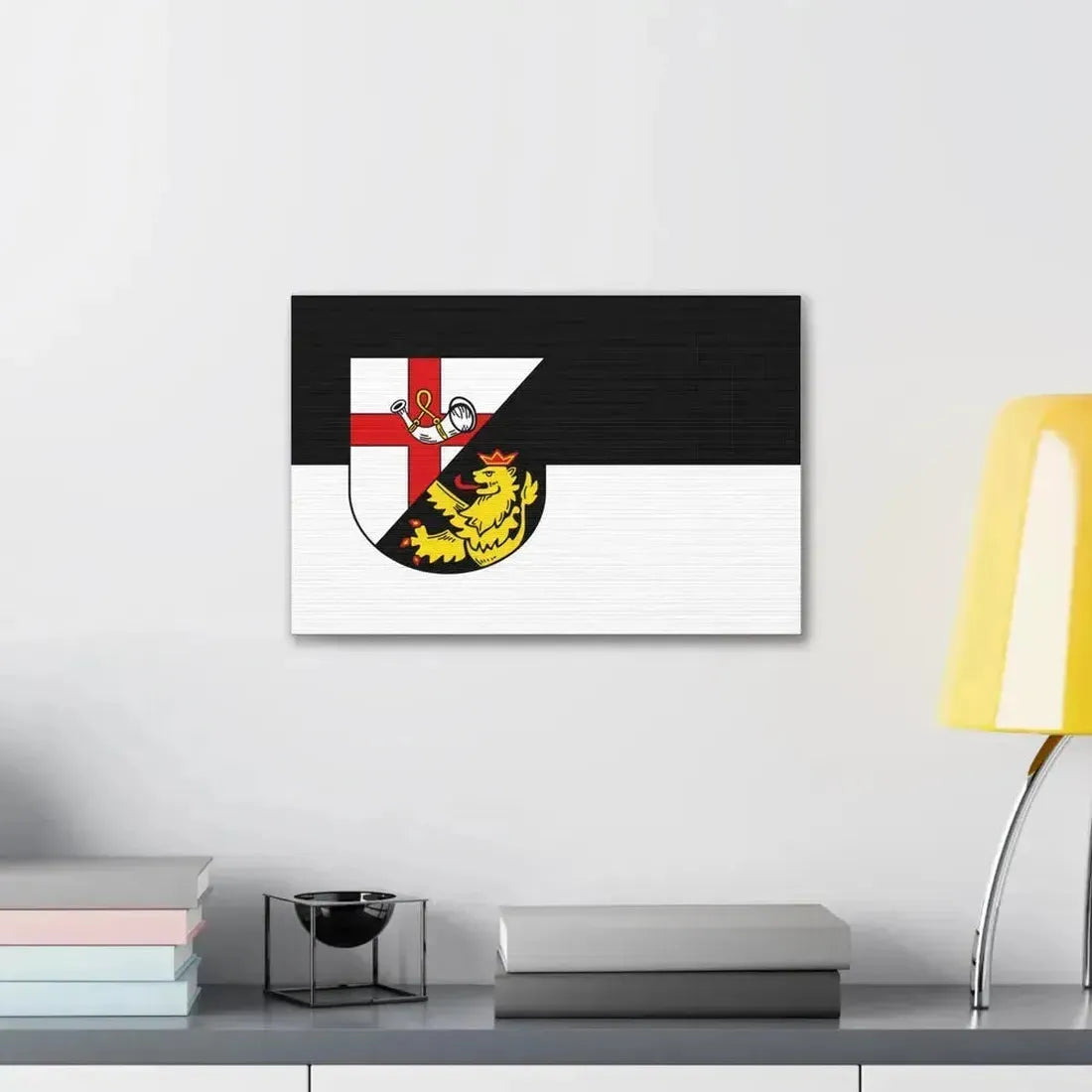 Flag of Cochem Zell Germany - Canvas Wall Art - The Sticker Space