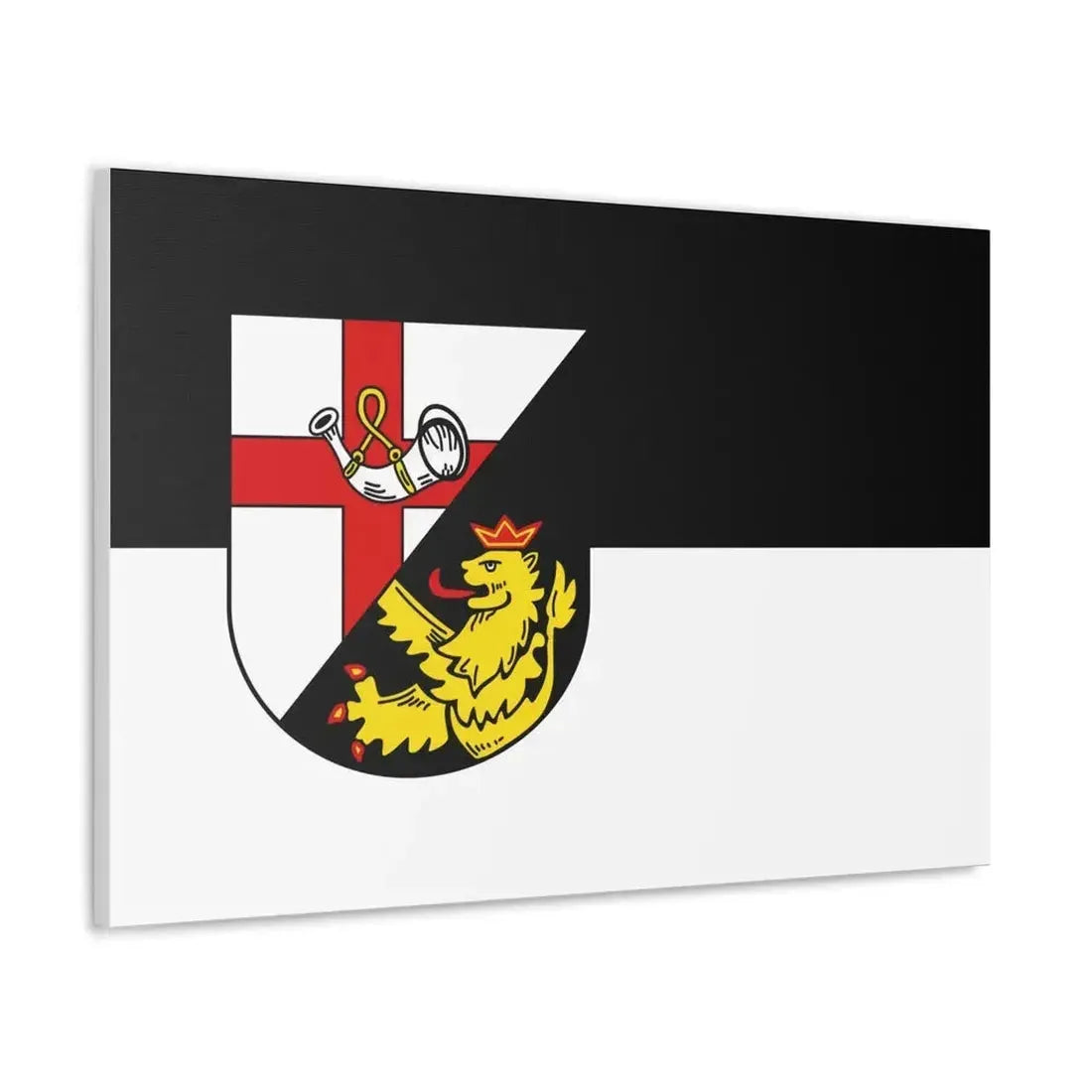 Flag of Cochem Zell Germany - Canvas Wall Art - The Sticker Space