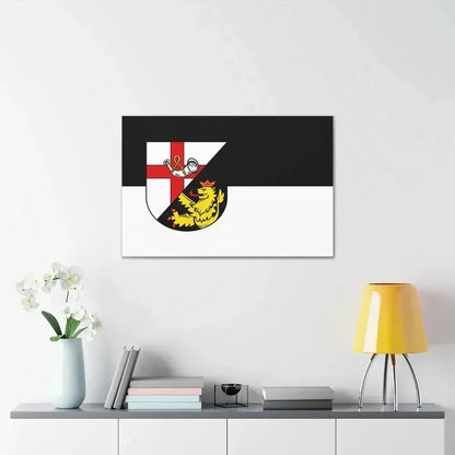 Flag of Cochem Zell Germany - Canvas Wall Art - The Sticker Space