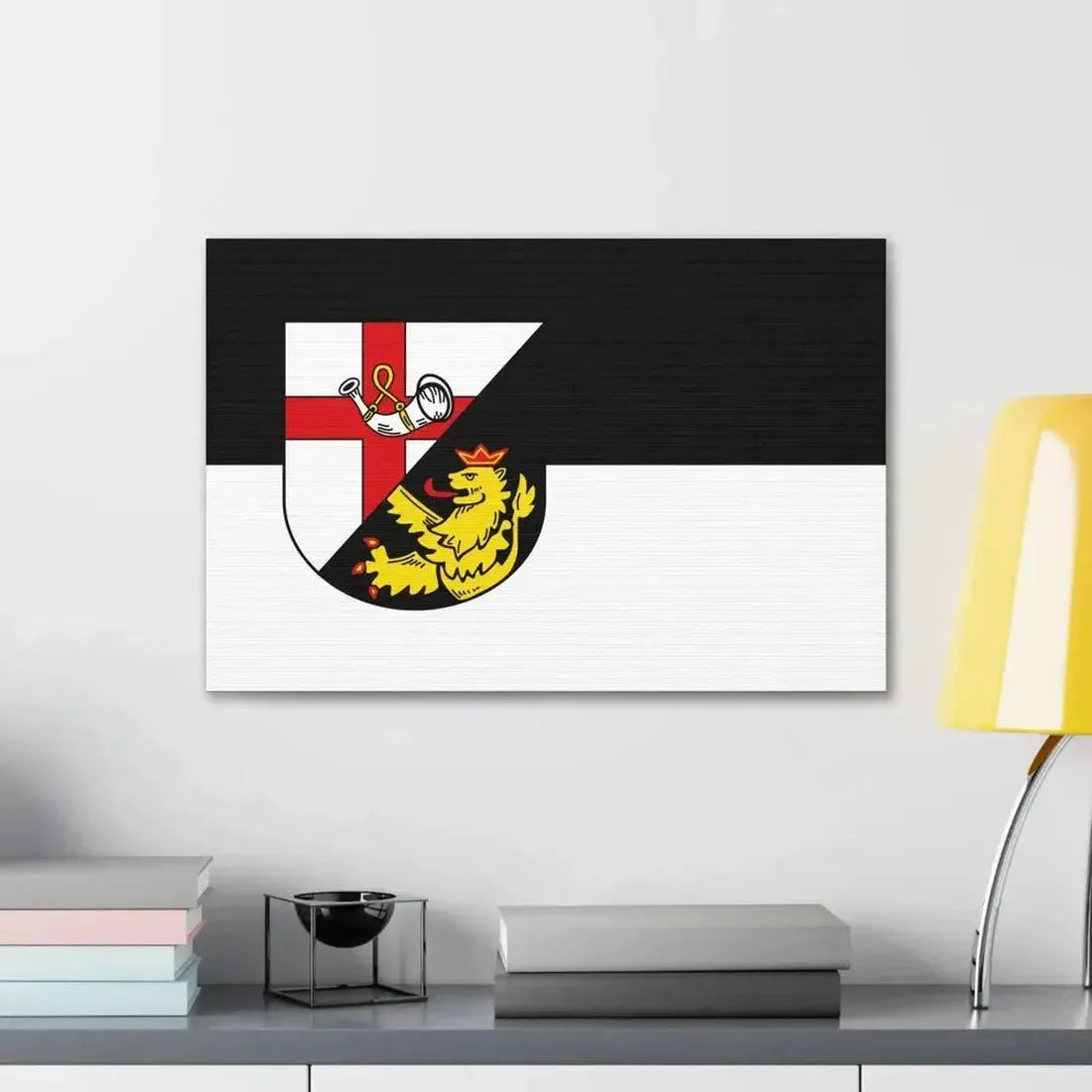 Flag of Cochem Zell Germany - Canvas Wall Art - The Sticker Space