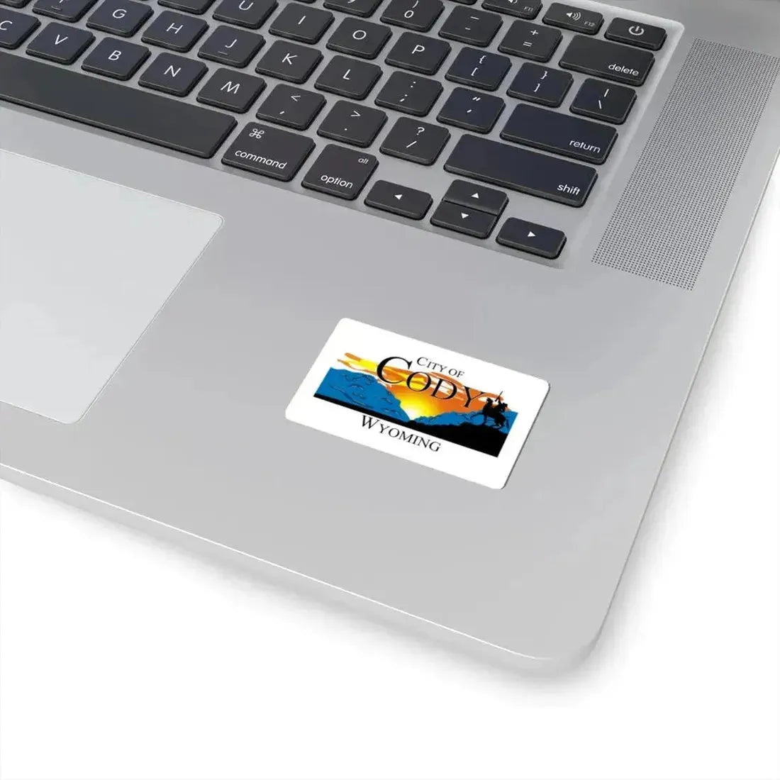 Flag of Cody Wyoming (United States) STICKER Vinyl Kiss-Cut Decal - The Sticker Space