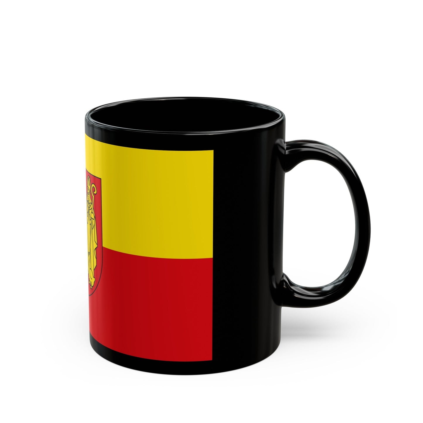 Flag of Coesfeld Germany - Black Coffee Mug-The Sticker Space