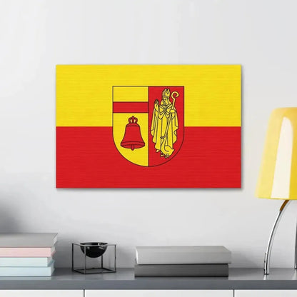 Flag of Coesfeld Germany - Canvas Wall Art - The Sticker Space