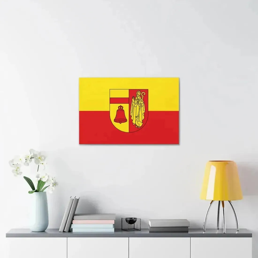 Flag of Coesfeld Germany - Canvas Wall Art - The Sticker Space