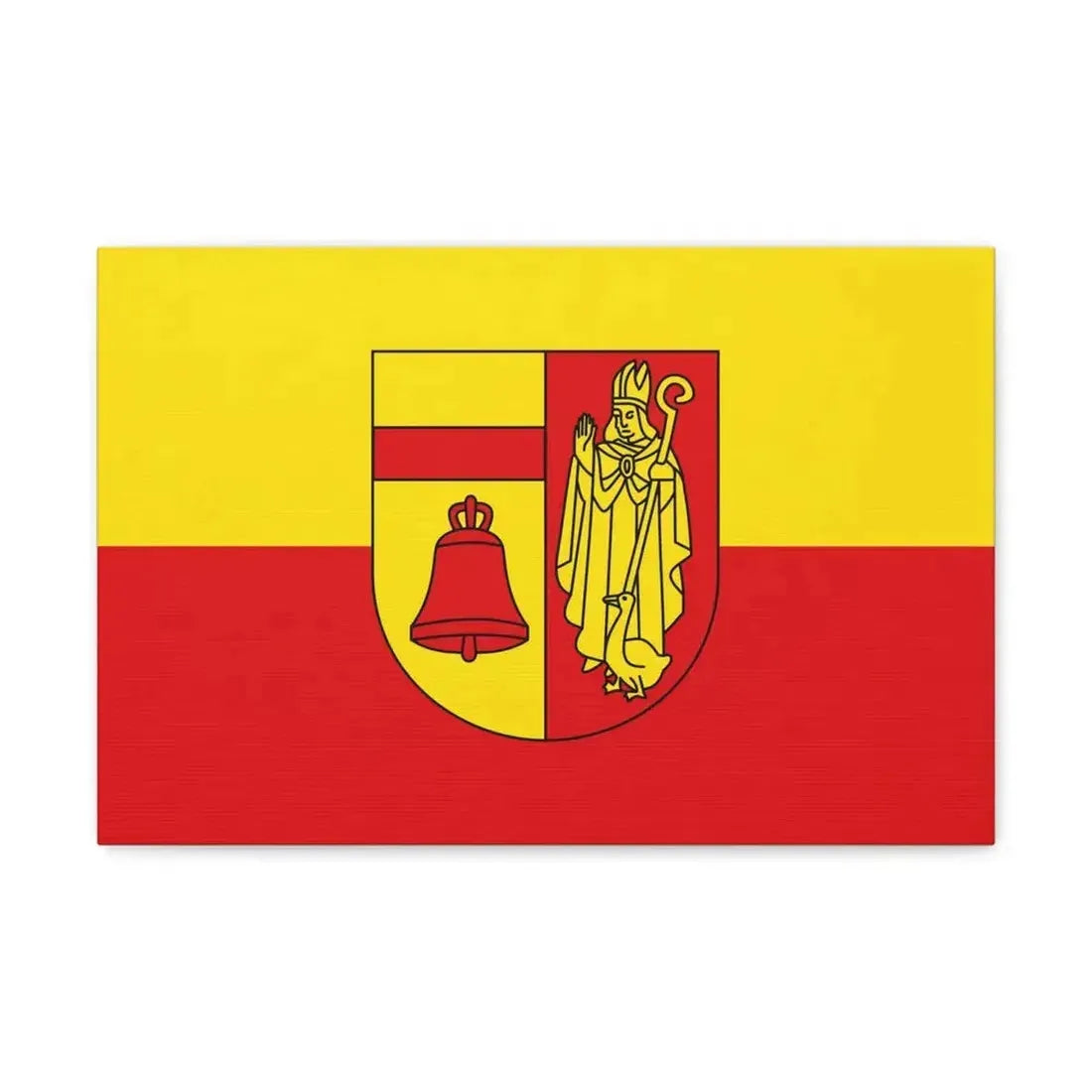 Flag of Coesfeld Germany - Canvas Wall Art - The Sticker Space