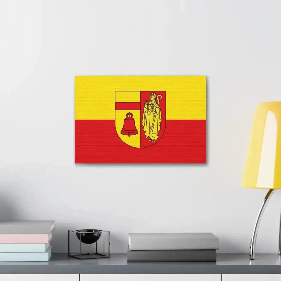 Flag of Coesfeld Germany - Canvas Wall Art - The Sticker Space