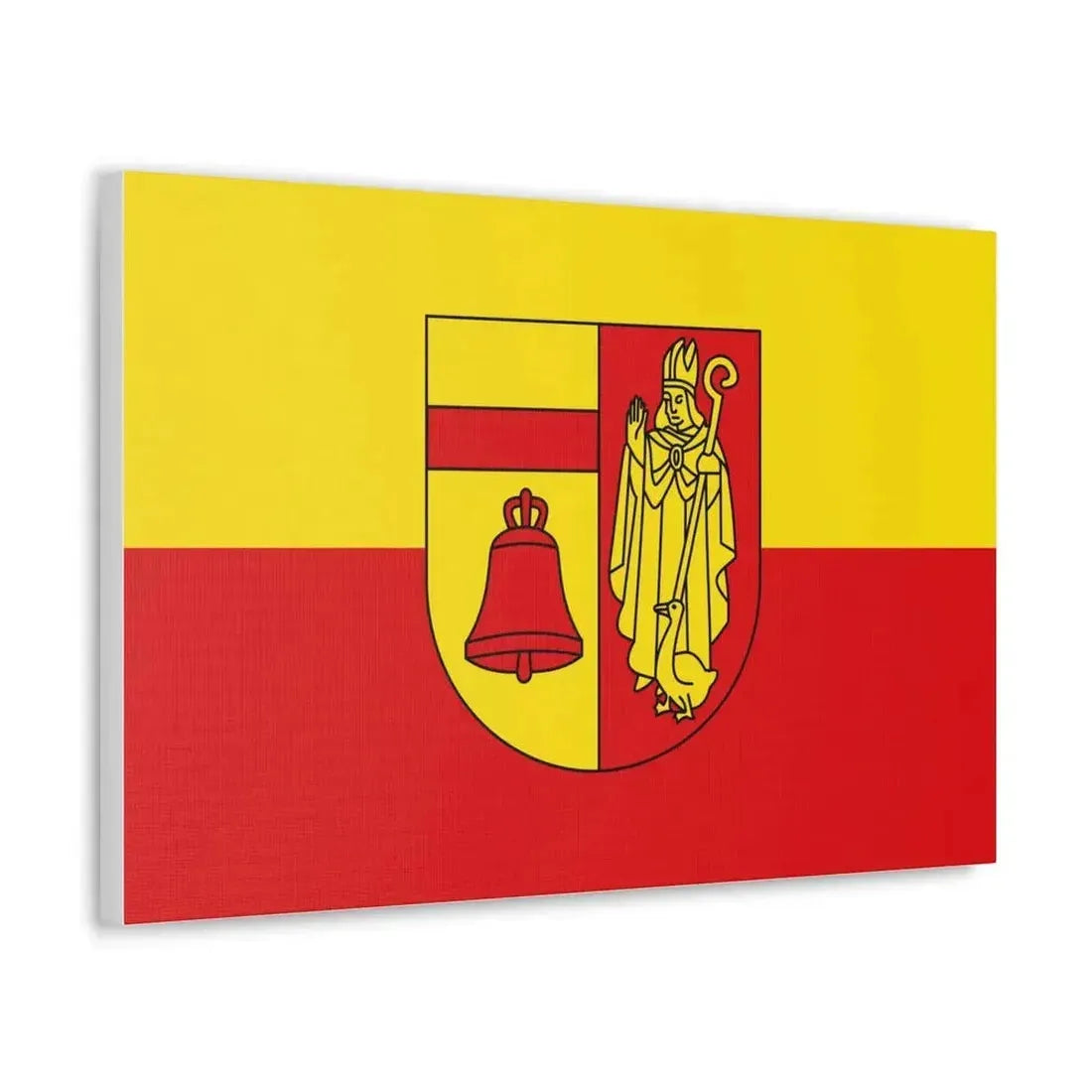 Flag of Coesfeld Germany - Canvas Wall Art - The Sticker Space