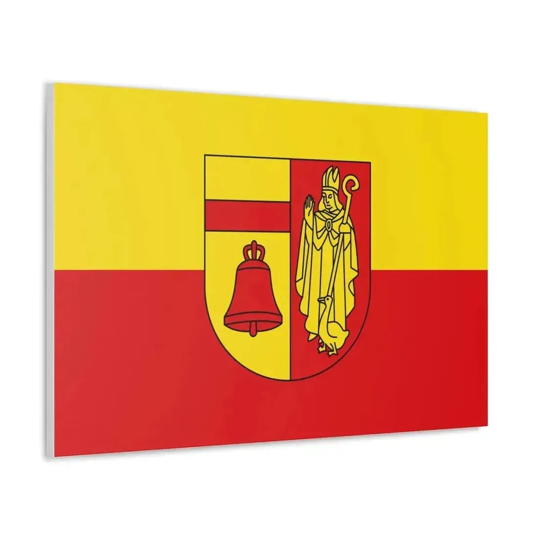 Flag of Coesfeld Germany - Canvas Wall Art - The Sticker Space