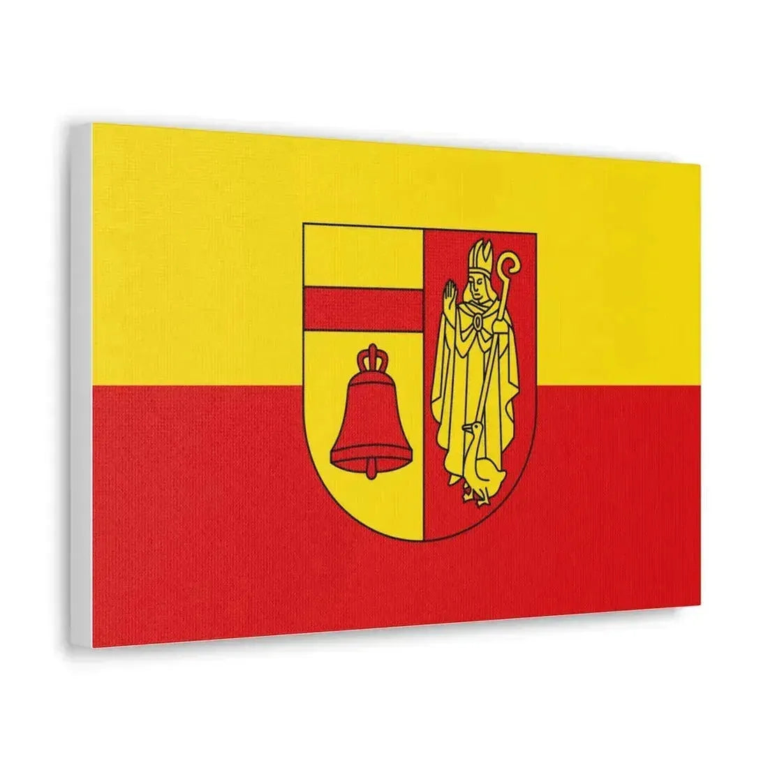 Flag of Coesfeld Germany - Canvas Wall Art - The Sticker Space