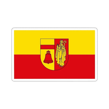 Flag of Coesfeld Germany STICKER Vinyl Die-Cut Decal 4 Inch - The Sticker Space