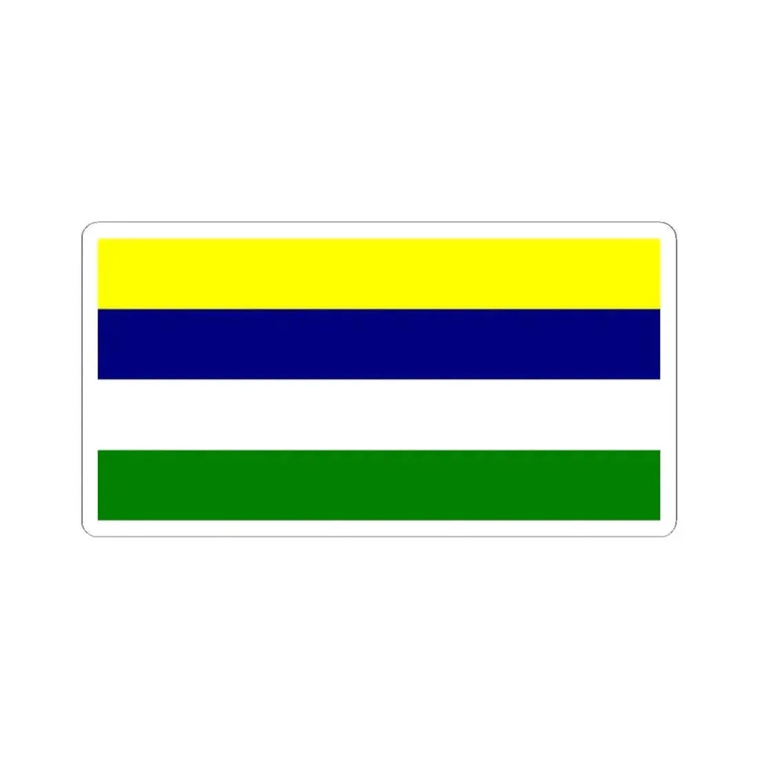 Flag of Colimes (Ecuador) STICKER Vinyl Kiss-Cut Decal 2 Inch White - The Sticker Space