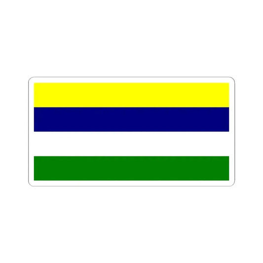 Flag of Colimes (Ecuador) STICKER Vinyl Kiss-Cut Decal 2 Inch White - The Sticker Space