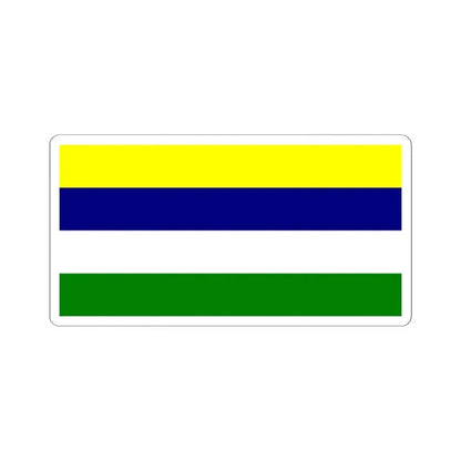 Flag of Colimes (Ecuador) STICKER Vinyl Kiss-Cut Decal 4 Inch White - The Sticker Space