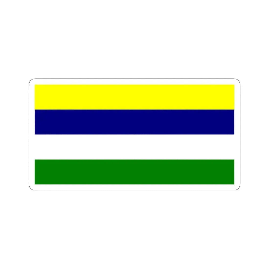 Flag of Colimes (Ecuador) STICKER Vinyl Kiss-Cut Decal 6 Inch White - The Sticker Space