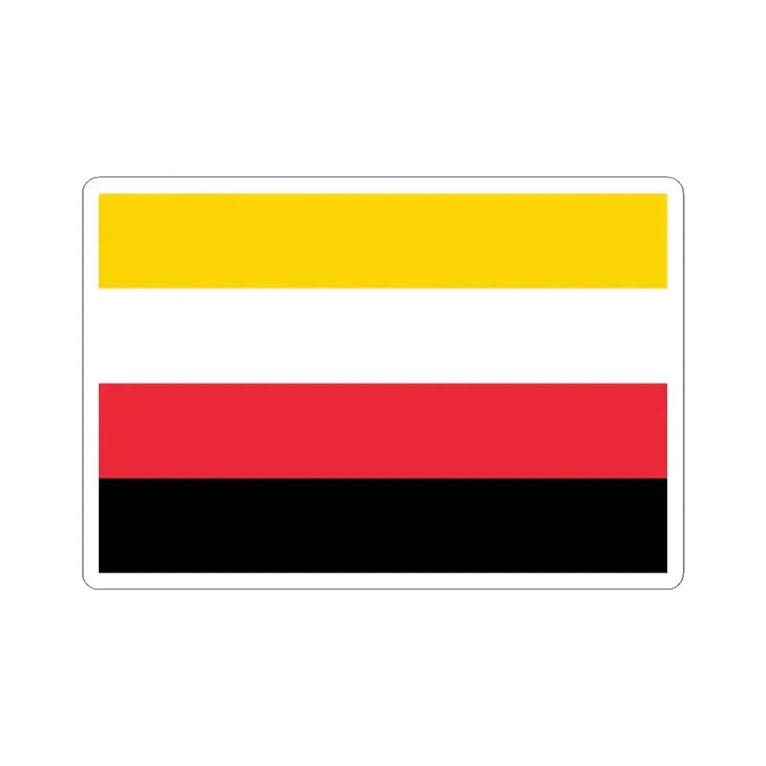 Flag of Colla people in Chile (Chile) STICKER Vinyl Kiss-Cut Decal 3 Inch White - The Sticker Space