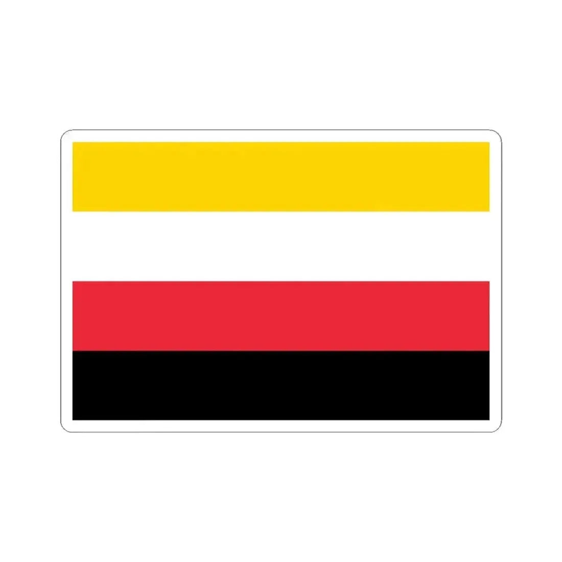 Flag of Colla people in Chile (Chile) STICKER Vinyl Kiss-Cut Decal 4 Inch White - The Sticker Space