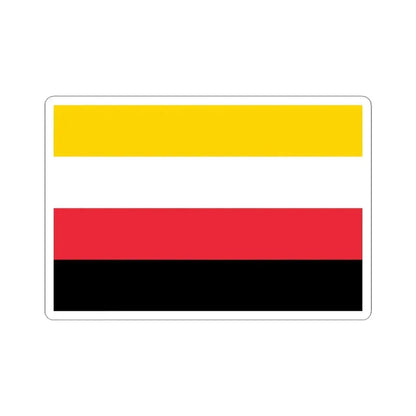 Flag of Colla people in Chile (Chile) STICKER Vinyl Kiss-Cut Decal 4 Inch White - The Sticker Space
