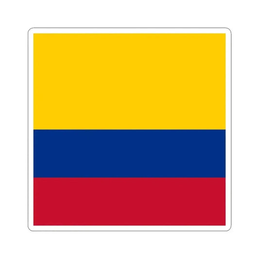 Flag of Colombia 1-1 (Colombia) STICKER Vinyl Kiss-Cut Decal 2 Inch White - The Sticker Space