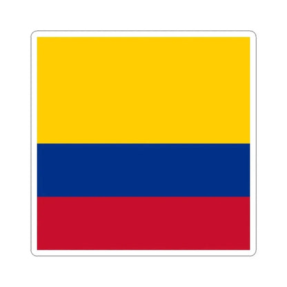 Flag of Colombia 1-1 (Colombia) STICKER Vinyl Kiss-Cut Decal 3 Inch White - The Sticker Space