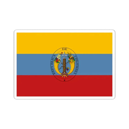 Flag of Colombia 1821-1831 (Colombia) STICKER Vinyl Kiss-Cut Decal 2 Inch White - The Sticker Space
