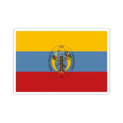 Flag of Colombia 1821-1831 (Colombia) STICKER Vinyl Kiss-Cut Decal 6 Inch White - The Sticker Space