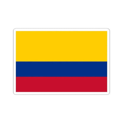 Flag of Colombia (Colombia) STICKER Vinyl Kiss-Cut Decal 2 Inch White - The Sticker Space